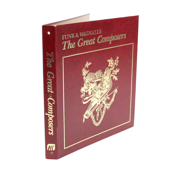 The Great Composers by Funk & Wagnalls Hardcover Book Binder (1985)-Books-SpenCertified-vintage-refurbished-electronics