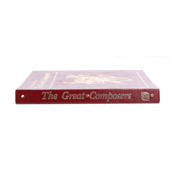 The Great Composers by Funk & Wagnalls Hardcover Book Binder (1985)-Books-SpenCertified-vintage-refurbished-electronics