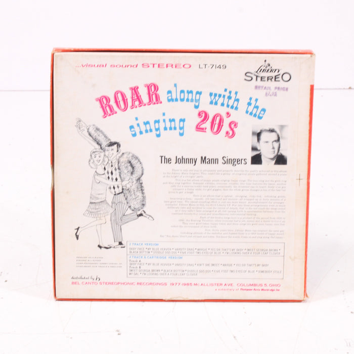 The Johnny Mann Singers – Roar Along with the Singing 20’s Reel to Reel Tape 7" 1/4" 7½ IPS Liberty Records-Reel-to-Reel Tape-SpenCertified-vintage-refurbished-electronics