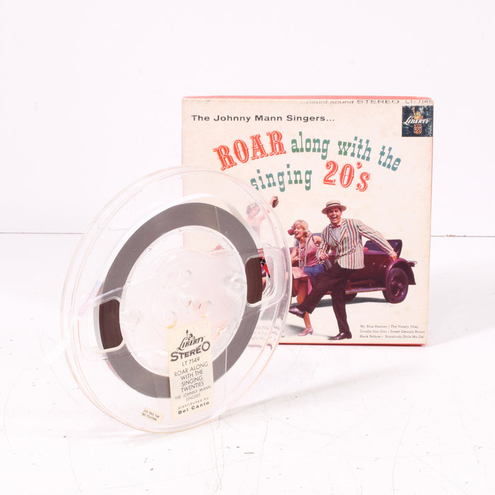 The Johnny Mann Singers – Roar Along with the Singing 20’s Reel to Reel Tape 7" 1/4" 7½ IPS Liberty Records-Reel-to-Reel Tape-SpenCertified-vintage-refurbished-electronics