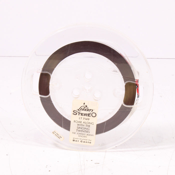 The Johnny Mann Singers – Roar Along with the Singing 20’s Reel to Reel Tape 7" 1/4" 7½ IPS Liberty Records-Reel-to-Reel Tape-SpenCertified-vintage-refurbished-electronics