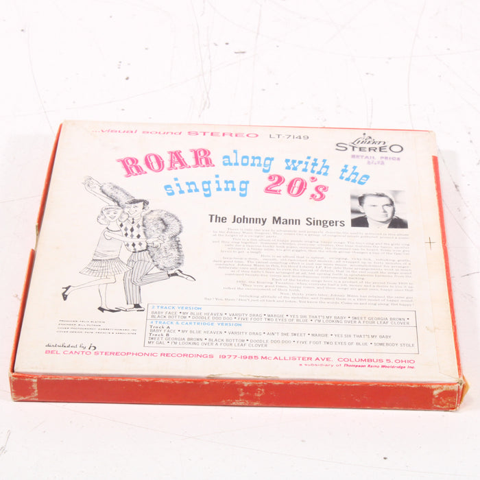 The Johnny Mann Singers – Roar Along with the Singing 20’s Reel to Reel Tape 7" 1/4" 7½ IPS Liberty Records-Reel-to-Reel Tape-SpenCertified-vintage-refurbished-electronics
