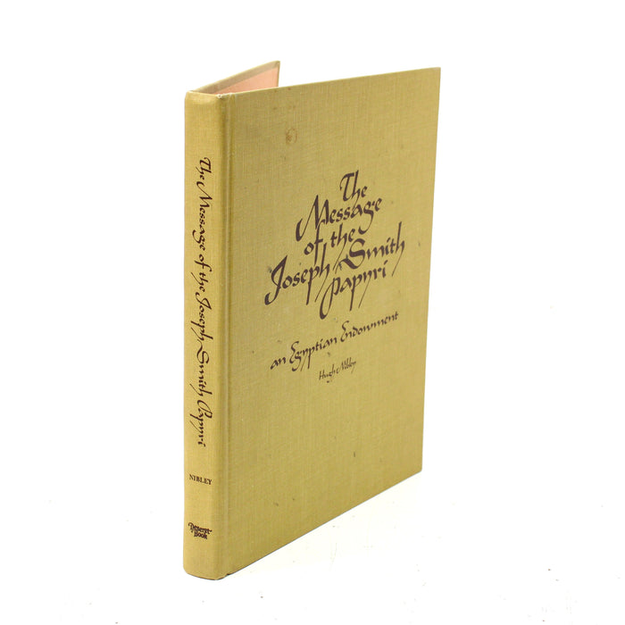 The Message of the Joseph Smith Papyri by Hugh Nibley Hardback Book (1975)-Books-SpenCertified-vintage-refurbished-electronics