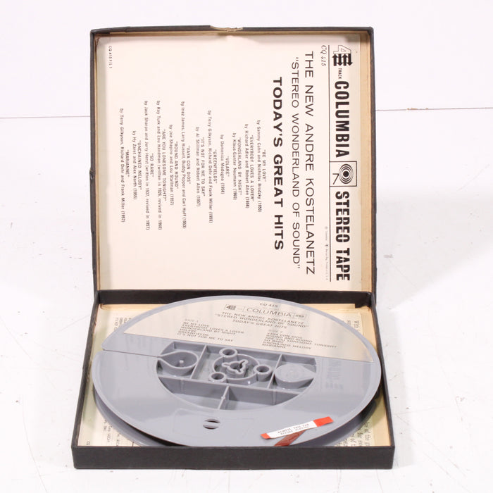 The New André Kostelanetz Today’s Great Hits Reel to Reel Tape 7" 1/4" 7½ IPS Columbia Stereo Tape Orchestral Pop Classics-Reel-to-Reel Tape-SpenCertified-vintage-refurbished-electronics