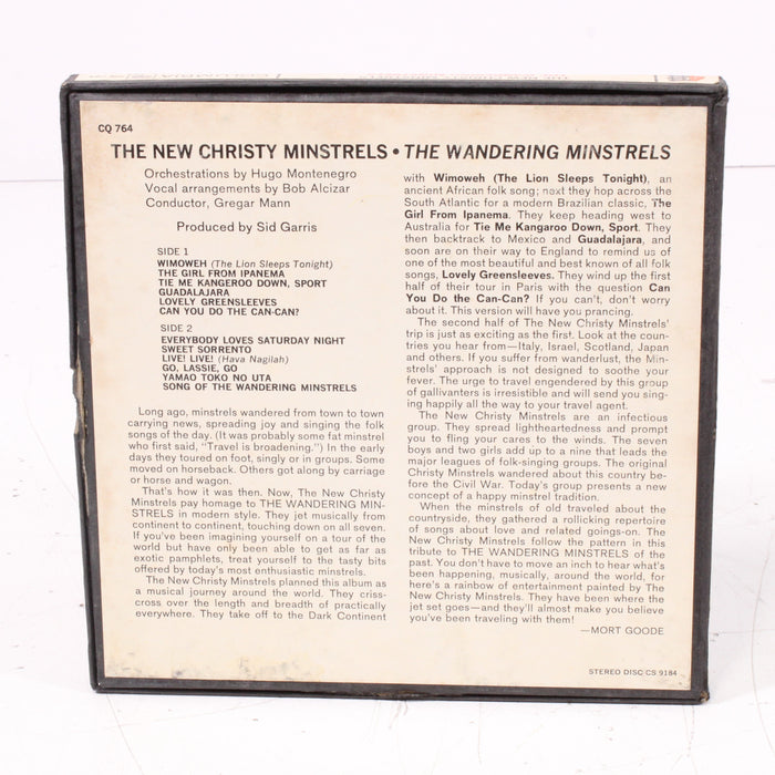The New Christy Minstrels – The Wandering Minstrels – Reel to Reel Tape 7" 1/4" 7½ IPS Columbia Stereo Tape Vintage Folk Pop Harmony-Reel-to-Reel Tape-SpenCertified-vintage-refurbished-electronics