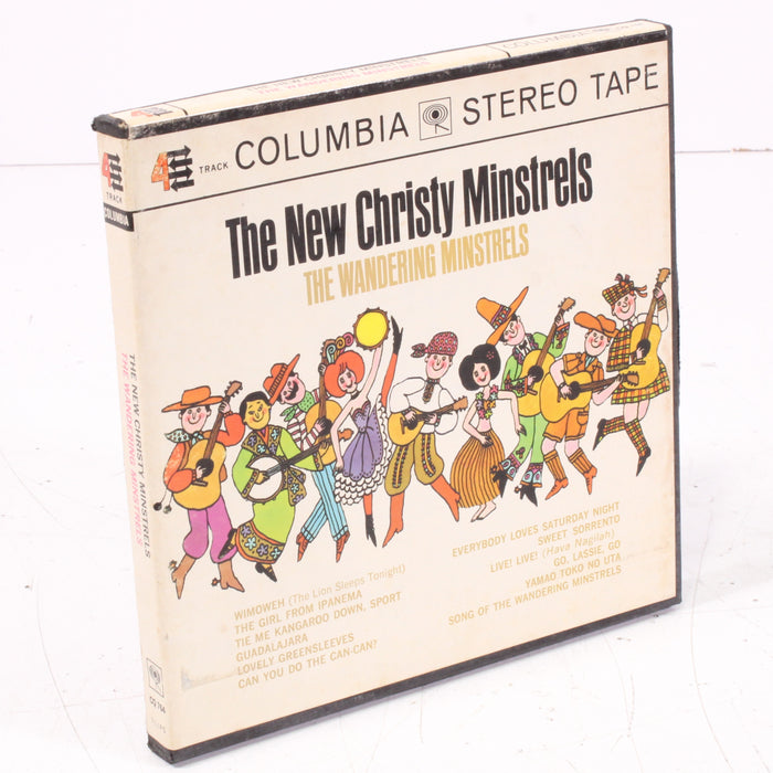 The New Christy Minstrels – The Wandering Minstrels – Reel to Reel Tape 7" 1/4" 7½ IPS Columbia Stereo Tape Vintage Folk Pop Harmony-Reel-to-Reel Tape-SpenCertified-vintage-refurbished-electronics