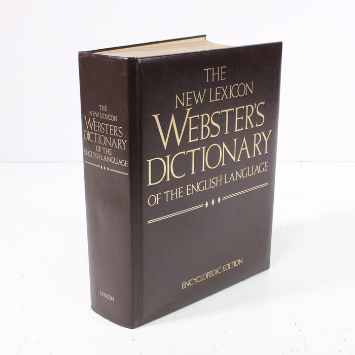 The New Lexicon Webster's Dictionary of the English Language by Lexicon Publications Hardcover Book (1989)-Books-SpenCertified-vintage-refurbished-electronics