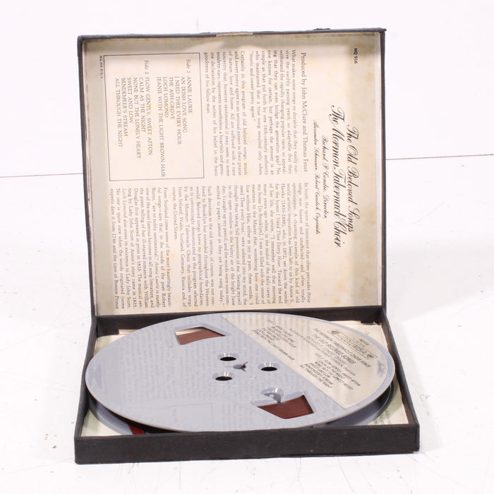 The Old Beloved Songs – The Mormon Tabernacle Choir Reel to Reel Tape 7" 1/4" 7½ IPS Columbia Stereo Tape Vintage Sacred & Traditional Choral-Reel-to-Reel Tape-SpenCertified-vintage-refurbished-electronics