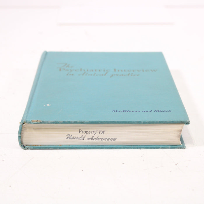 The Psychiatric Interview in Clinical Practice by Buckley, MacKinnon, and Michels Hardcover Book (1971)-Books-SpenCertified-vintage-refurbished-electronics