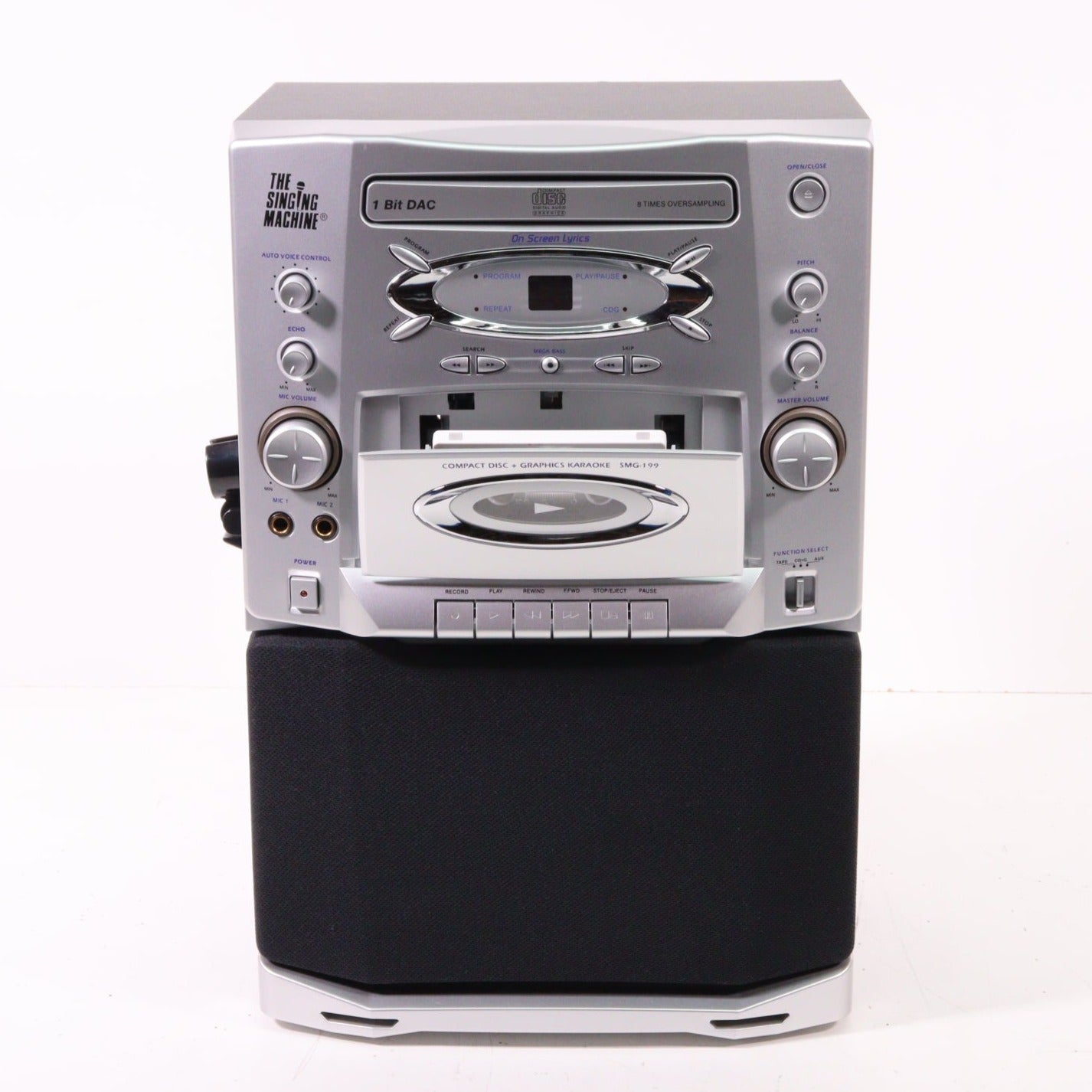 Karaoke machine with cd player