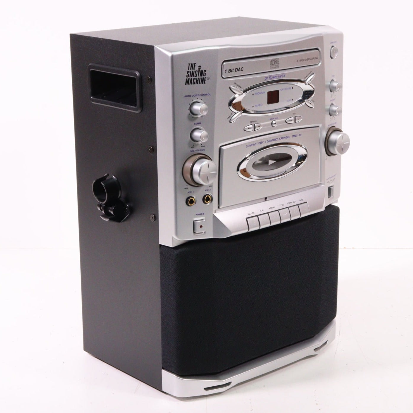 The Singing Machine SMG-199 Karaoke System with Built-In CD and Casset