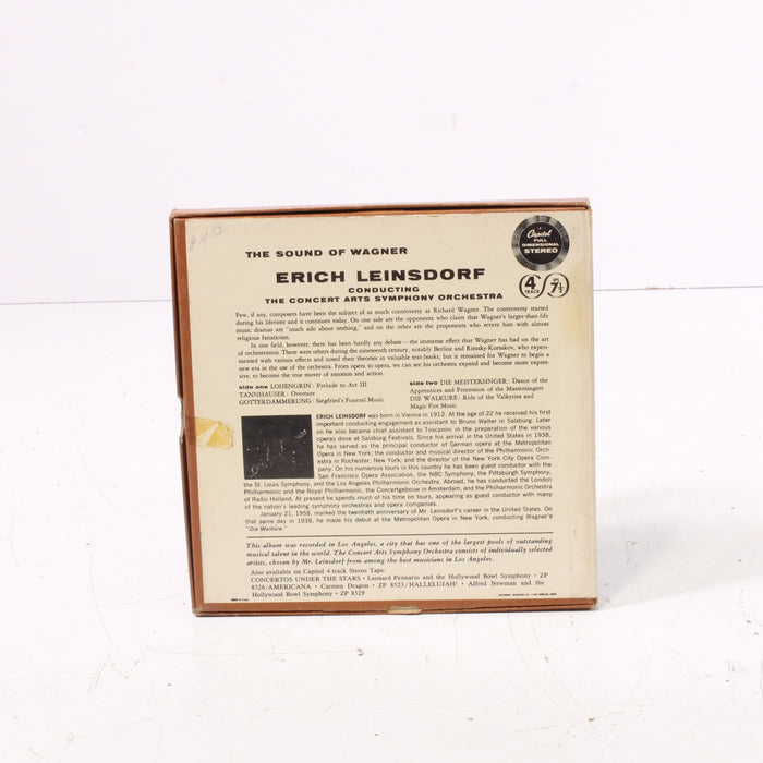 The Sound of Wagner by Erich Leinsdorf Reel to Reel Tape 7" 1/4" 7½ IPS Classical Opera Audiophile Vintage-Reel-to-Reel Tape-SpenCertified-vintage-refurbished-electronics