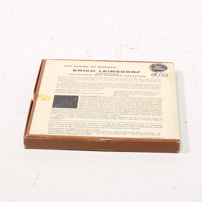 The Sound of Wagner by Erich Leinsdorf Reel to Reel Tape 7" 1/4" 7½ IPS Classical Opera Audiophile Vintage-Reel-to-Reel Tape-SpenCertified-vintage-refurbished-electronics