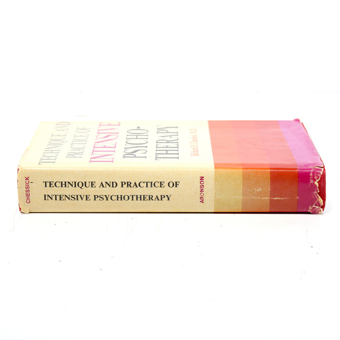 The Technique and Practice of Intensive Psychotherapy by Richard Chessick Hardcover Book (1974)-Books-SpenCertified-vintage-refurbished-electronics