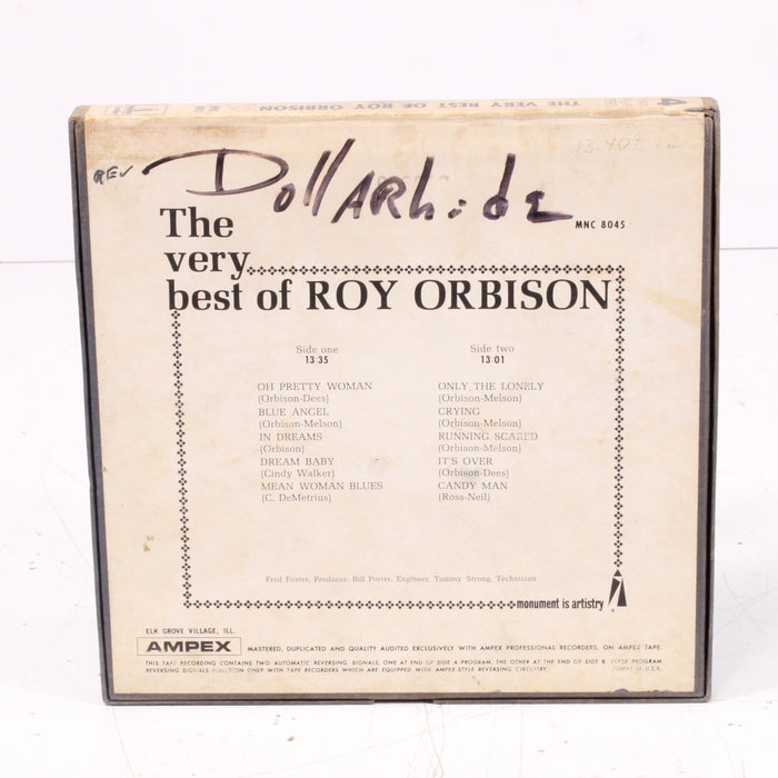 The Very Best of Roy Orbison Reel to Reel Tape 7" 1/4" 7½ IPS Monument Records-Reel-to-Reel Tape-SpenCertified-vintage-refurbished-electronics