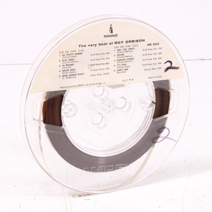 The Very Best of Roy Orbison – Reel to Reel Tape 7" 1/4" 7½ IPS Monument Records-Reel-to-Reel Tape-SpenCertified-vintage-refurbished-electronics