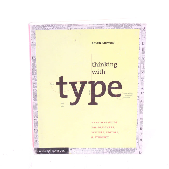 Thinking with Type by Ellen Lupton Paperback Book (2004)-Books-SpenCertified-vintage-refurbished-electronics