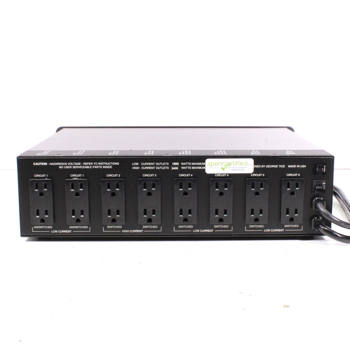 Tice Power Block III Signature Series Power Conditioner Black (BAD METER)-Surge Protection Devices-SpenCertified-vintage-refurbished-electronics