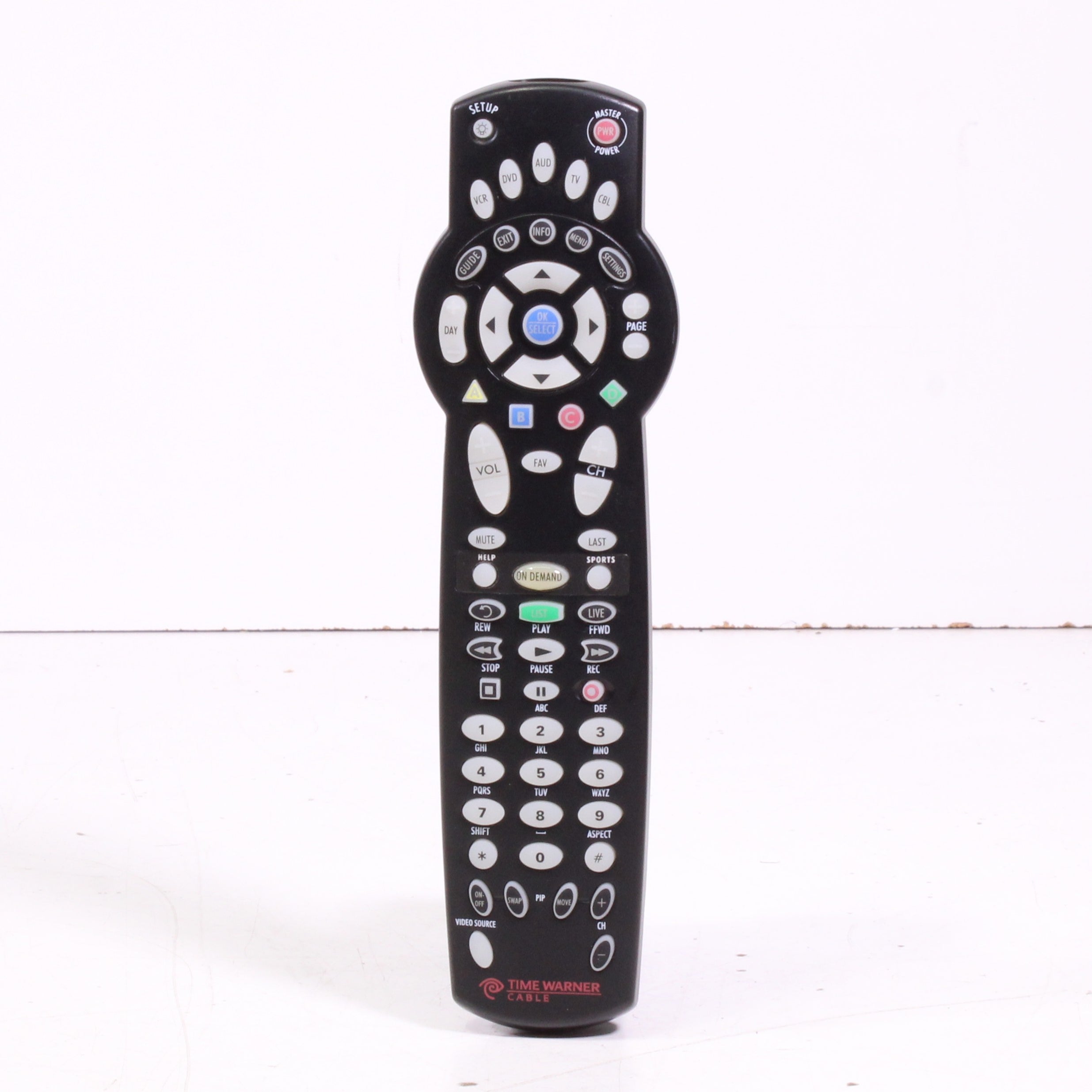Time Cable Time Warner Cable 5-Device Universal Remote Control for Cable Box ...