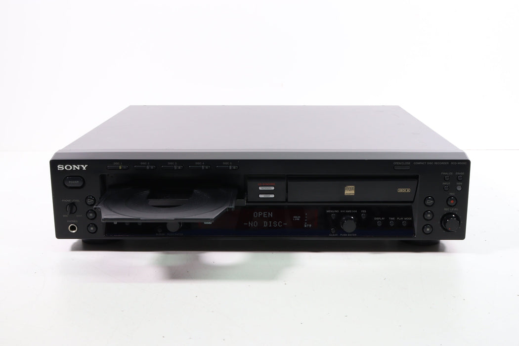 Sony RCD-W500C 5+1 Disc Dual Tray CD Recorder and Changer-CD Players & Recorders-SpenCertified-vintage-refurbished-electronics