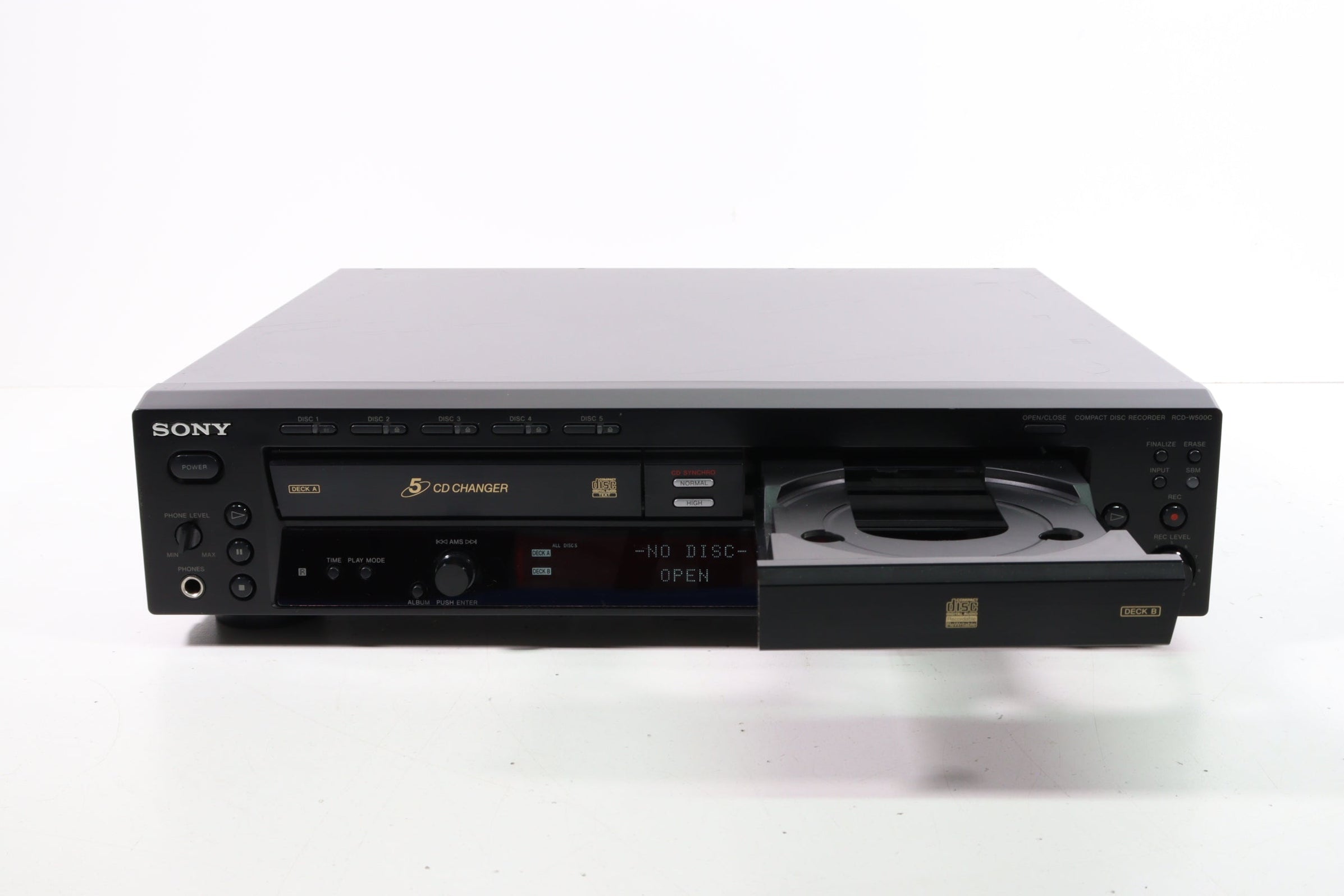 Sony RCD-W500C | Dual CD Recorder & Player, Refurbished — SpenCertified