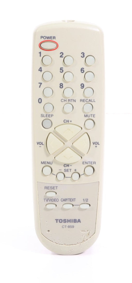 Toshiba CT-859 Remote Control for TV 13A24 and More-Remote Controls-SpenCertified-vintage-refurbished-electronics
