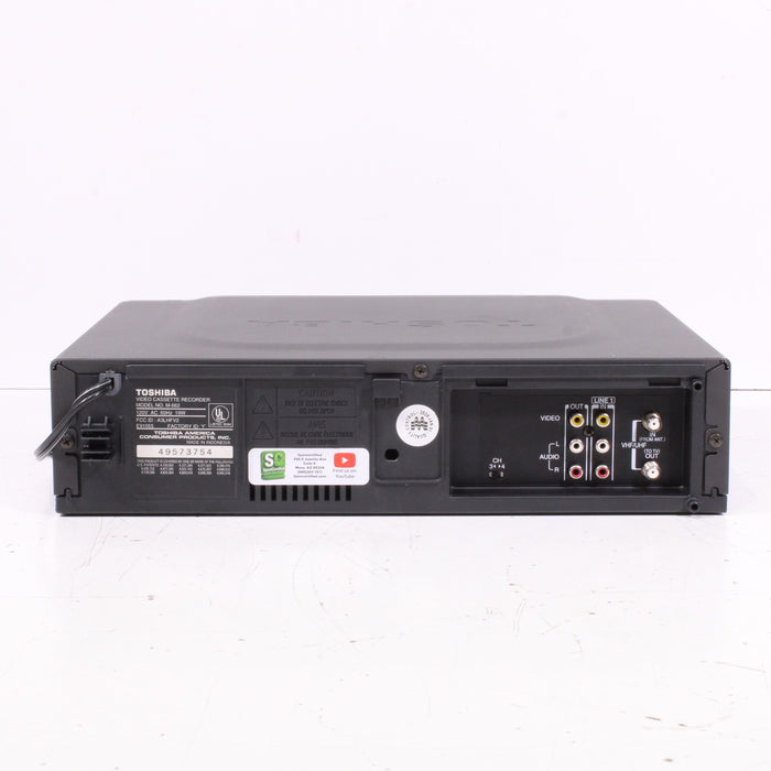 Toshiba M-662 VHS VCR 4-Head Hi-Fi Stereo-VCRs-SpenCertified-vintage-refurbished-electronics