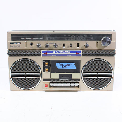 Toshiba RT-170S 4-Band Stereo Radio Cassette Recorder AM FM SW1 SW2 (AS IS)-Radios-SpenCertified-vintage-refurbished-electronics