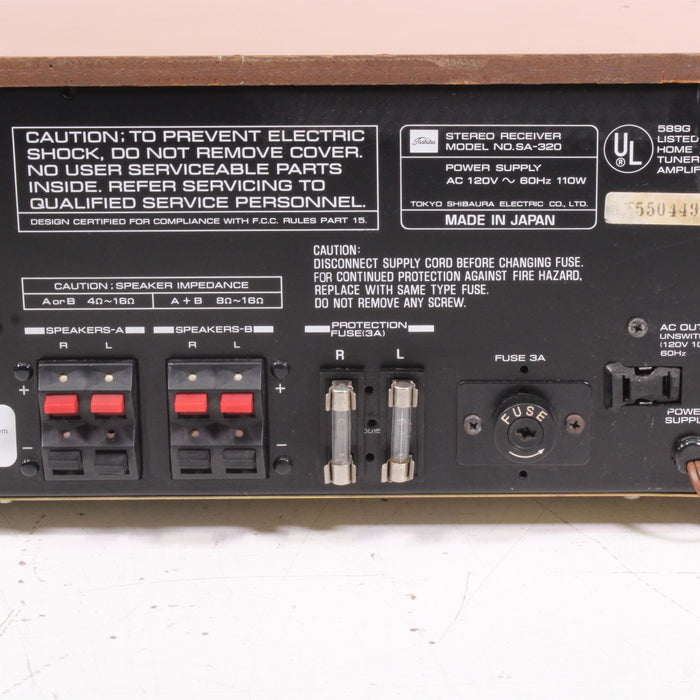 TOSHIBA SA 500 Ampli -Tuner (1973) - révision intégrale - Photo, audio & vidéo TOSHIBA SA 500 Ampli -Tuner (1973) - révision intégrale - Photo, audio & vidéo