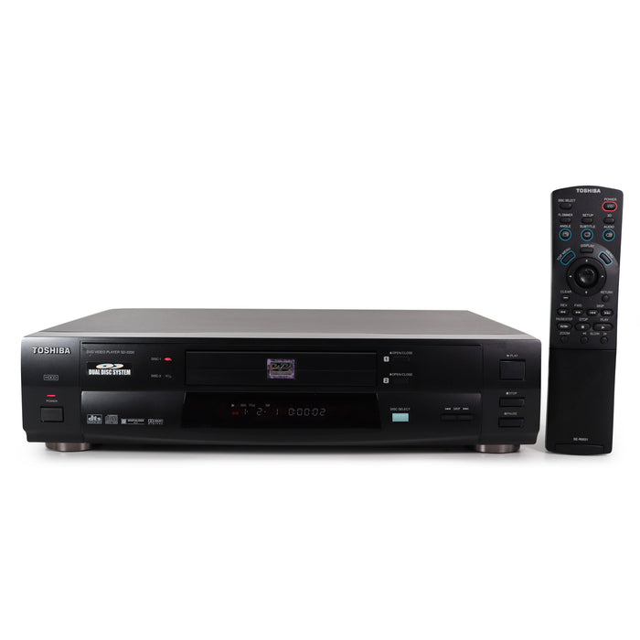 Toshiba SD-2200U DVD Video Player Dual Disc System-Electronics-SpenCertified-refurbished-vintage-electonics