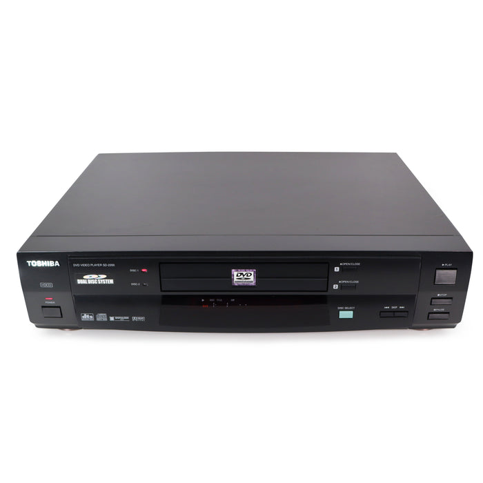 Toshiba SD-2200U DVD Video Player Dual Disc System-Electronics-SpenCertified-refurbished-vintage-electonics