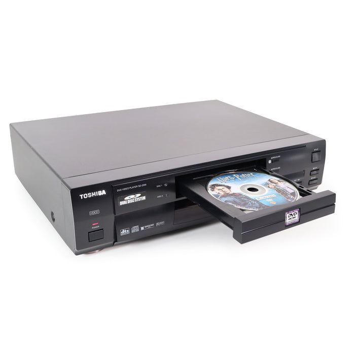 Toshiba SD-2200U DVD Video Player Dual Disc System-Electronics-SpenCertified-refurbished-vintage-electonics