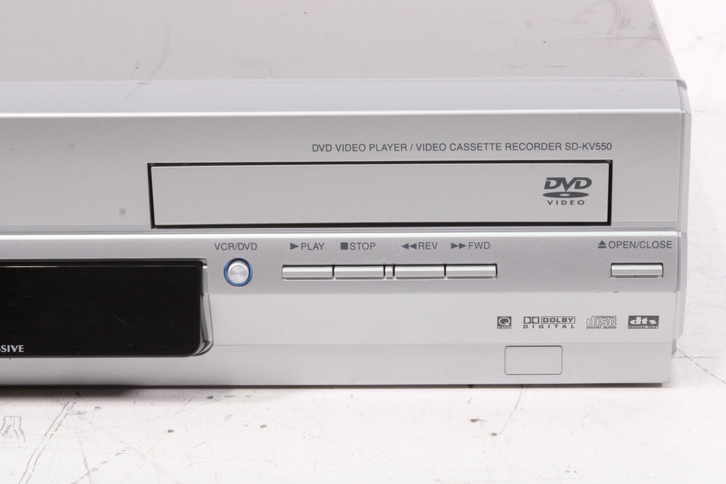 Toshiba SD‑KV550SU DVD/VCR Combo Player Dual Playback (2006)-VCRs-SpenCertified-vintage-refurbished-electronics