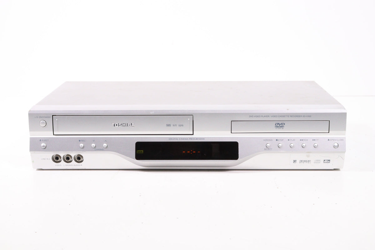 Toshiba SD-V393 DVD/VCR Combo Player No Remote top Video Cassette Recorder