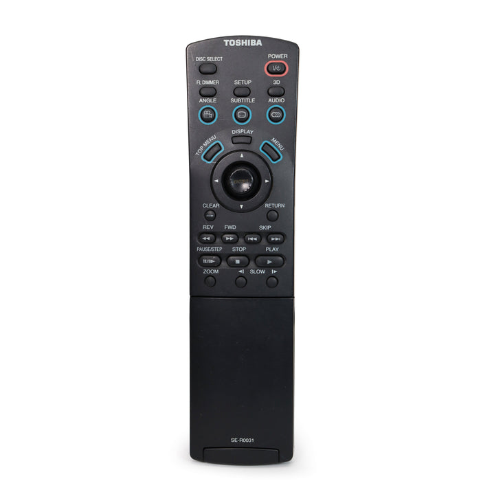 Toshiba SE-R0031 Remote Control for DVD Player Models SD-2200 and SD-2200U-Remote-SpenCertified-refurbished-vintage-electonics