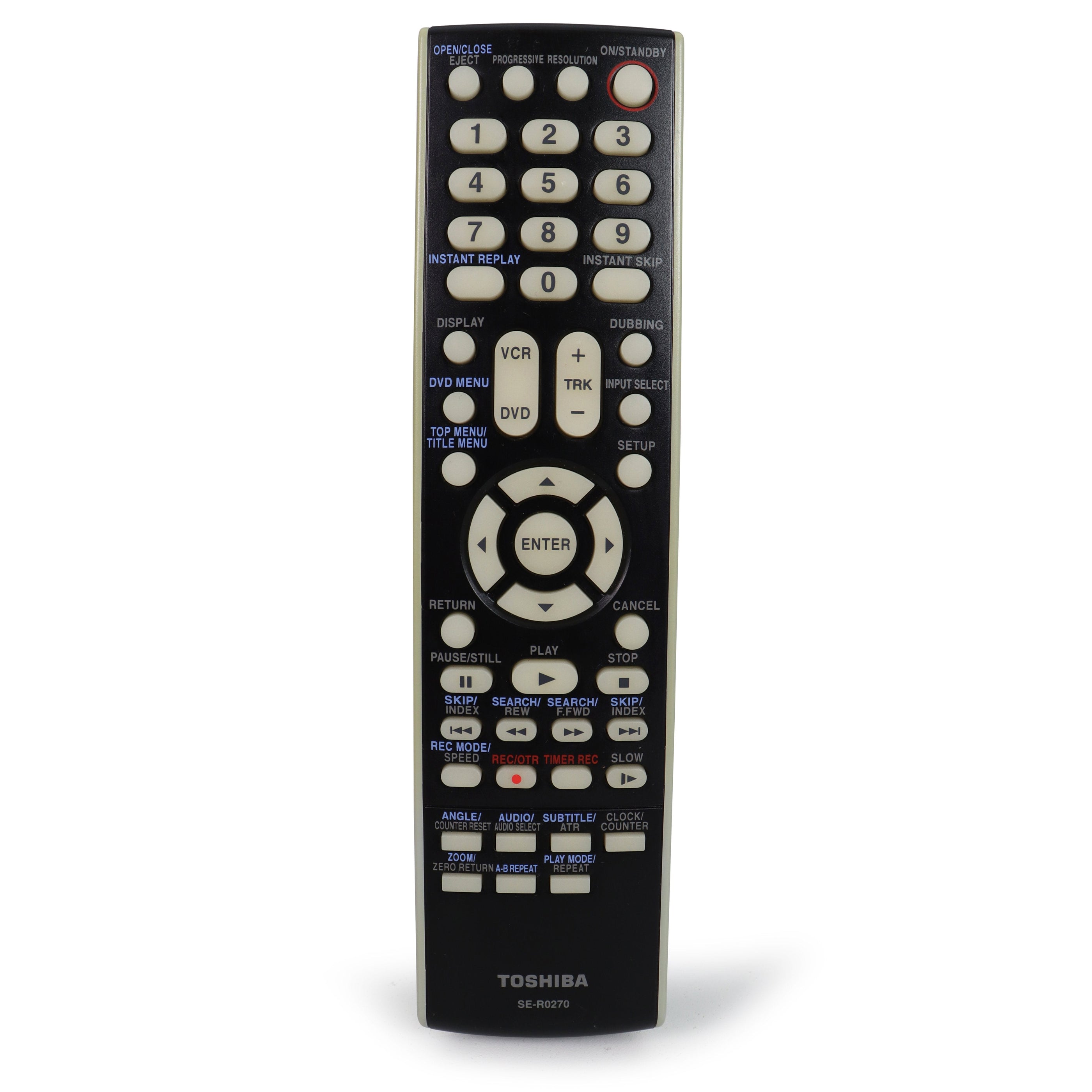 Toshiba SE-R0270 Remote Control for DVD VHS Recorder D-VR600KU ...