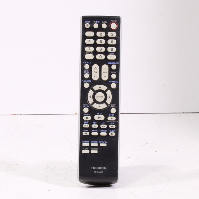 Toshiba SE-R0305 Remote Control for LCD TV/DVD Combo 15CV100U-Remote Controls-SpenCertified-vintage-refurbished-electronics