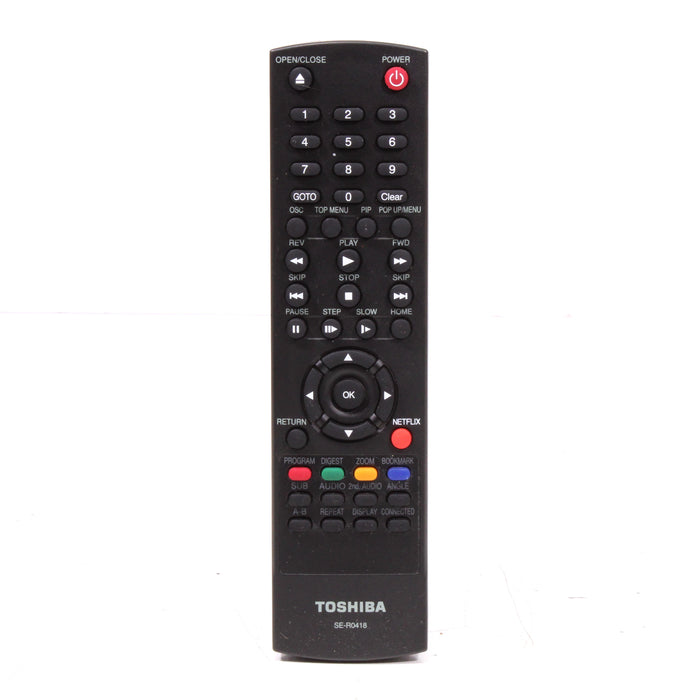 Toshiba SE-R0418 Remote Control for Blu-Ray Player BDK33 and More-Remote Controls-SpenCertified-vintage-refurbished-electronics