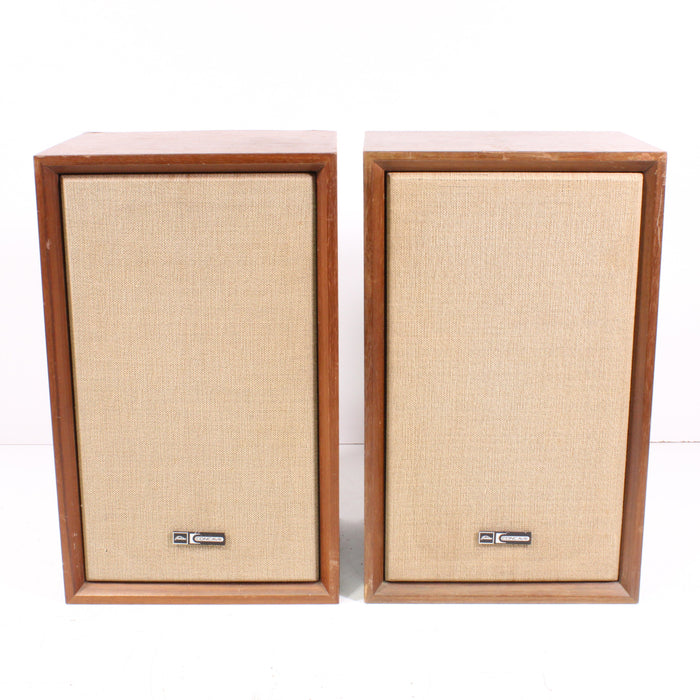 Toshiba SS-17 Vintage Concave Speaker System Pair (1972-1976)-Speakers-SpenCertified-vintage-refurbished-electronics