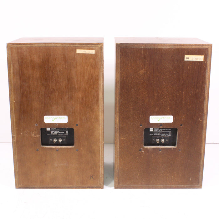 Toshiba SS-17 Vintage Concave Speaker System Pair (1972-1976)-Speakers-SpenCertified-vintage-refurbished-electronics