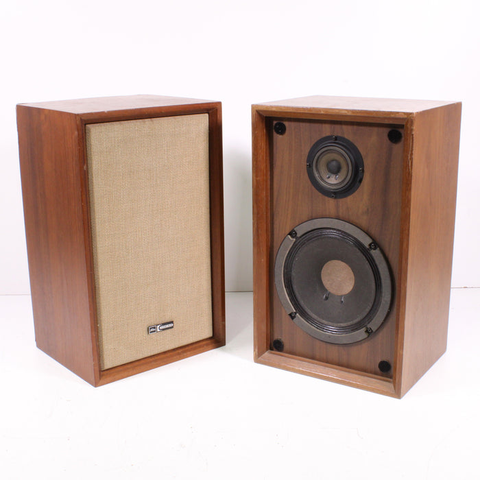 Toshiba SS-17 Vintage Concave Speaker System Pair (1972-1976)-Speakers-SpenCertified-vintage-refurbished-electronics