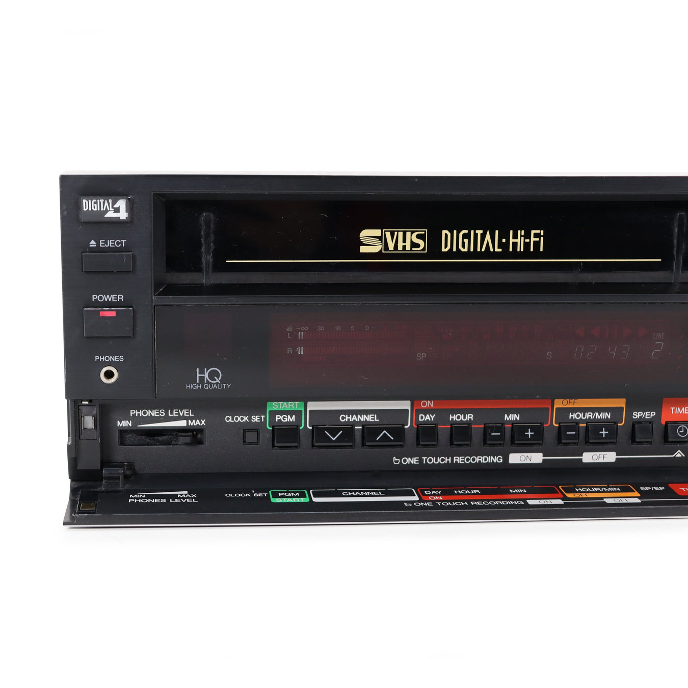 Super VHS S-Video VHS Player Recorder System Home Entertainment system high resolution video cassette recorder
