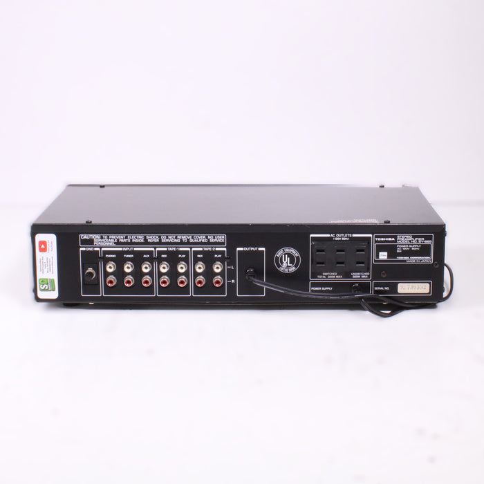 Toshiba SY-665 Vintage Stereo Preamplifier Silver Face w/ Phono (1979)-Phono Preamps-SpenCertified-vintage-refurbished-electronics