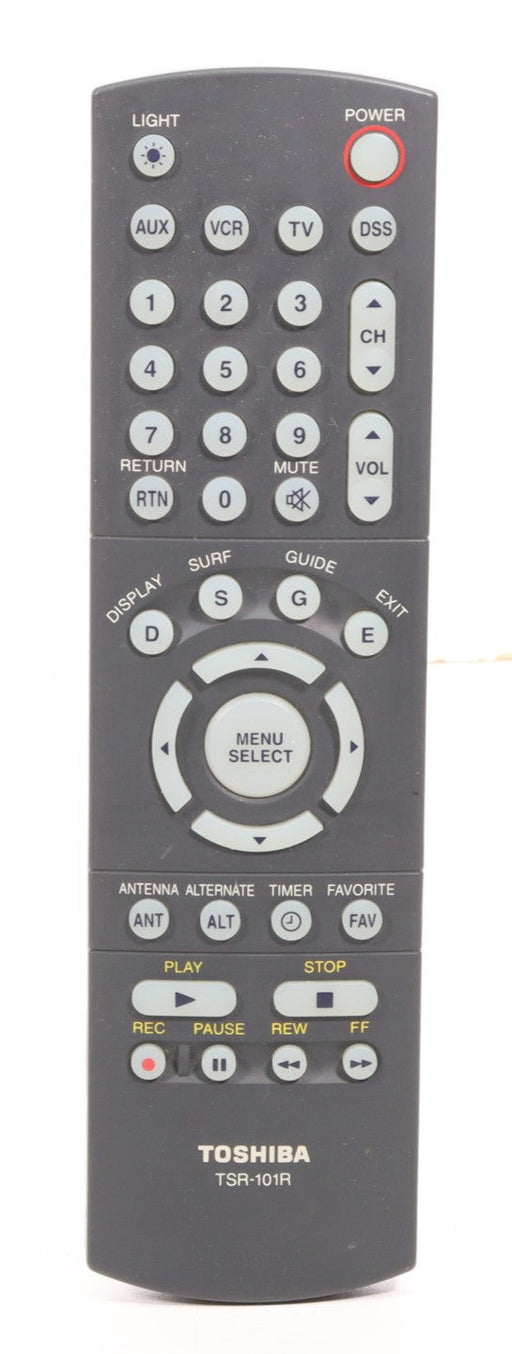 Toshiba TSR-101R Remote Control for Satellite System TSR-101 TSR-202-Remote Controls-SpenCertified-vintage-refurbished-electronics