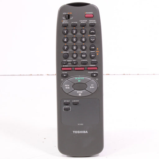 Toshiba VC-650 Remote Control for VCR M-650 M-650C-Remote Controls-SpenCertified-vintage-refurbished-electronics