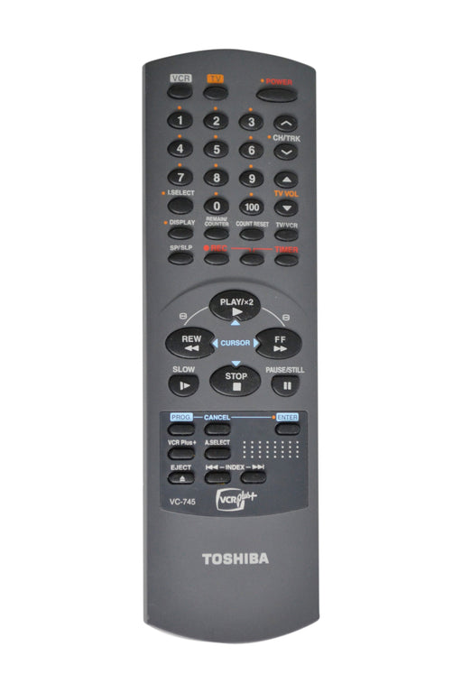 Toshiba VC-745 Remote Control for VCR/VHS Player M-775 and More-Remote-SpenCertified-refurbished-vintage-electonics