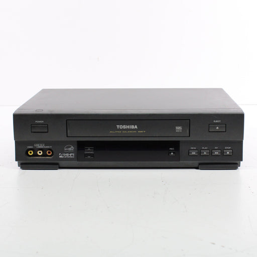 Toshiba W-515 4-Head Hi-Fi VCR Video Cassette Recorder Auto Clock Set-VCRs-SpenCertified-vintage-refurbished-electronics