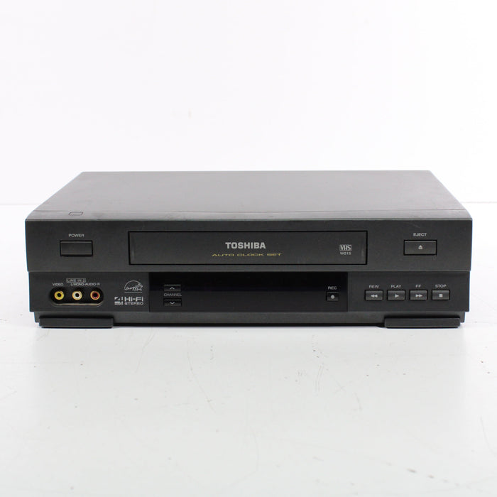 Toshiba W-515 4-Head Hi-Fi VCR Video Cassette Recorder Auto Clock Set-VCRs-SpenCertified-vintage-refurbished-electronics