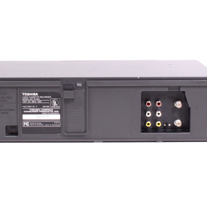 Toshiba W-604 4 Head Hi-Fi VCR Video Cassette Recorder Auto Tracking-Electronics-SpenCertified-vintage-refurbished-electronics