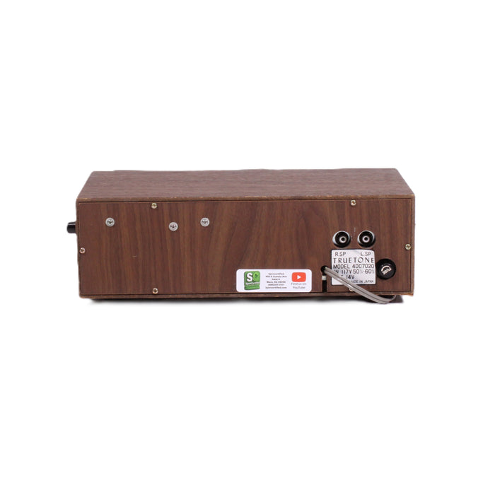 Truetone 4DC7020 Vintage 8-Track Stereo Player Woodgrain 4-Program-Stereo Systems-SpenCertified-vintage-refurbished-electronics